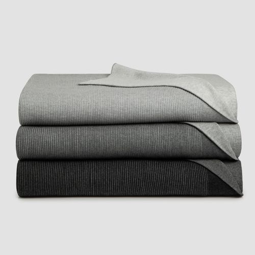 Reversible Rib Cotton Throws