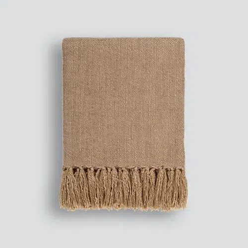 Baya Richmond Throw - Cumin | Acrylic/Wool Blend