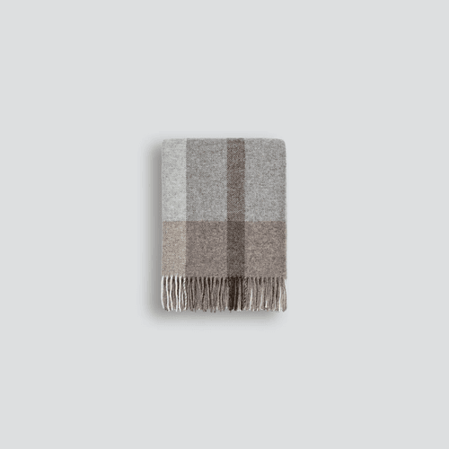 Baya Brunswick Throw - Fawn | Pure NZ Wool