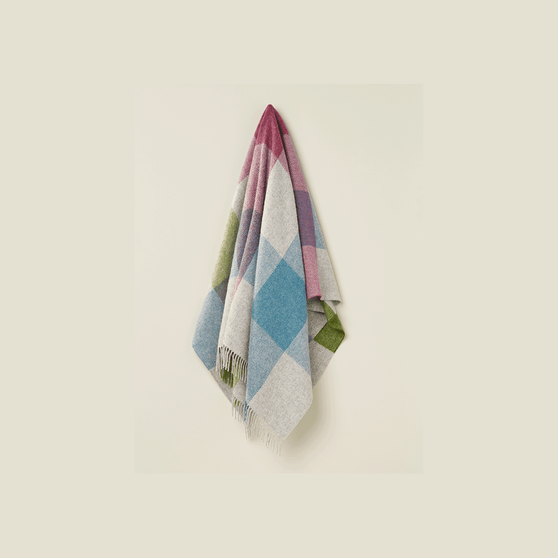 NZ Wool Throw - Harland Heather | 100% Pure Wool