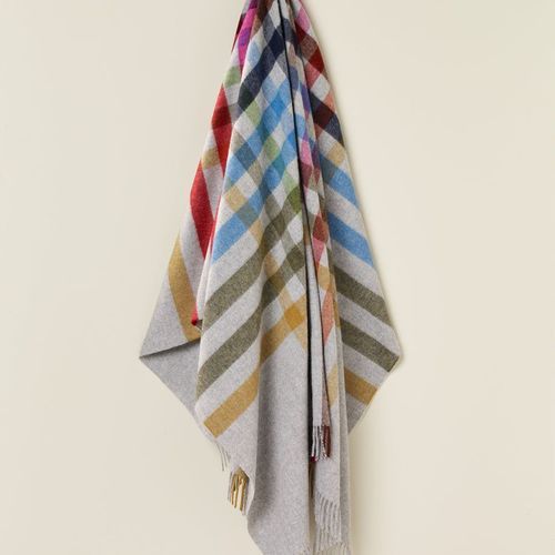 NZ Merino Throw Blanket - Henley Grey | 100% Pure Wool