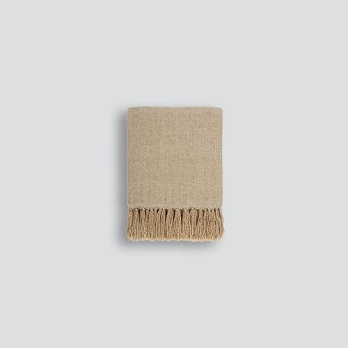 Baya Richmond Throw - Putty | Acrylic/Wool Blend