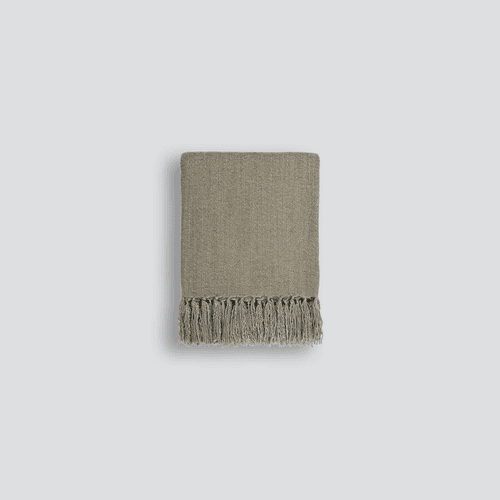 Baya Richmond Throw - Sage | Acrylic/Wool Blend