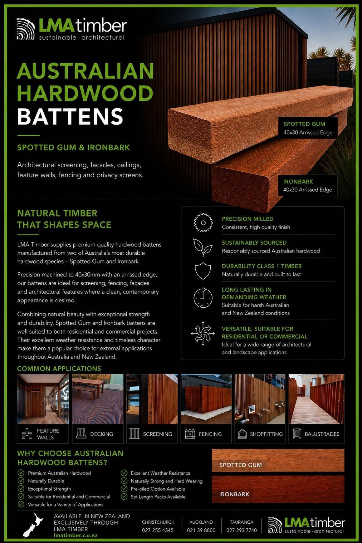 Hardwood Battens