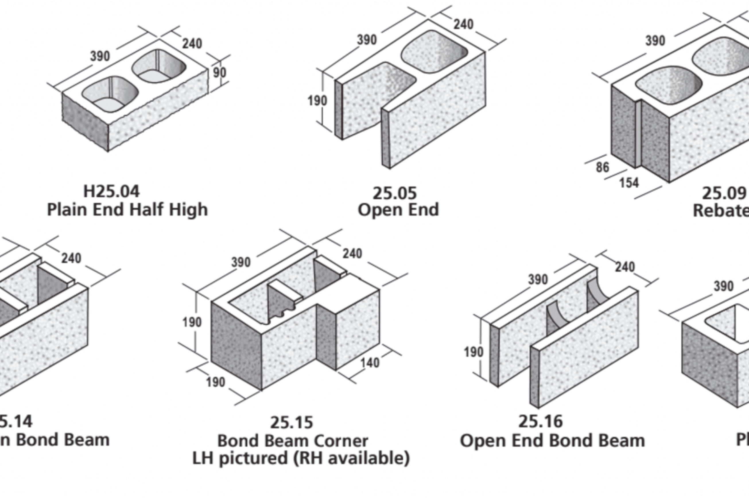 Architectural Structural Blocks