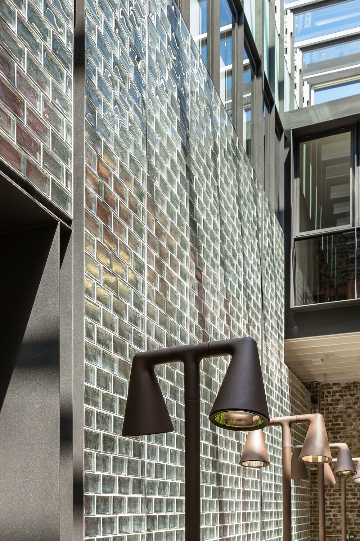 Poesia Cast Glass Brick Cladding