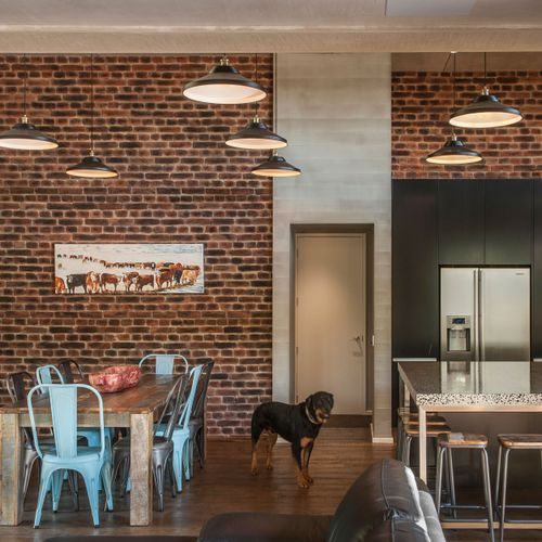 Loft Brick Wall Panels by Muros