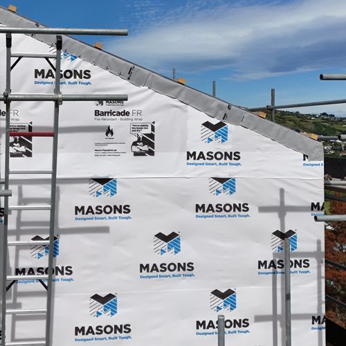 Masons Barricade FR Fire-Retardant Building Wrap