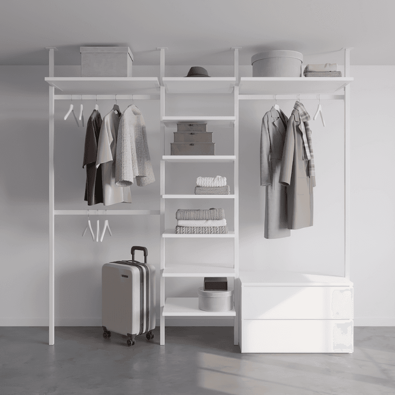 The Elegant Ballet Flats | Ceiling Fixed Wardrobe