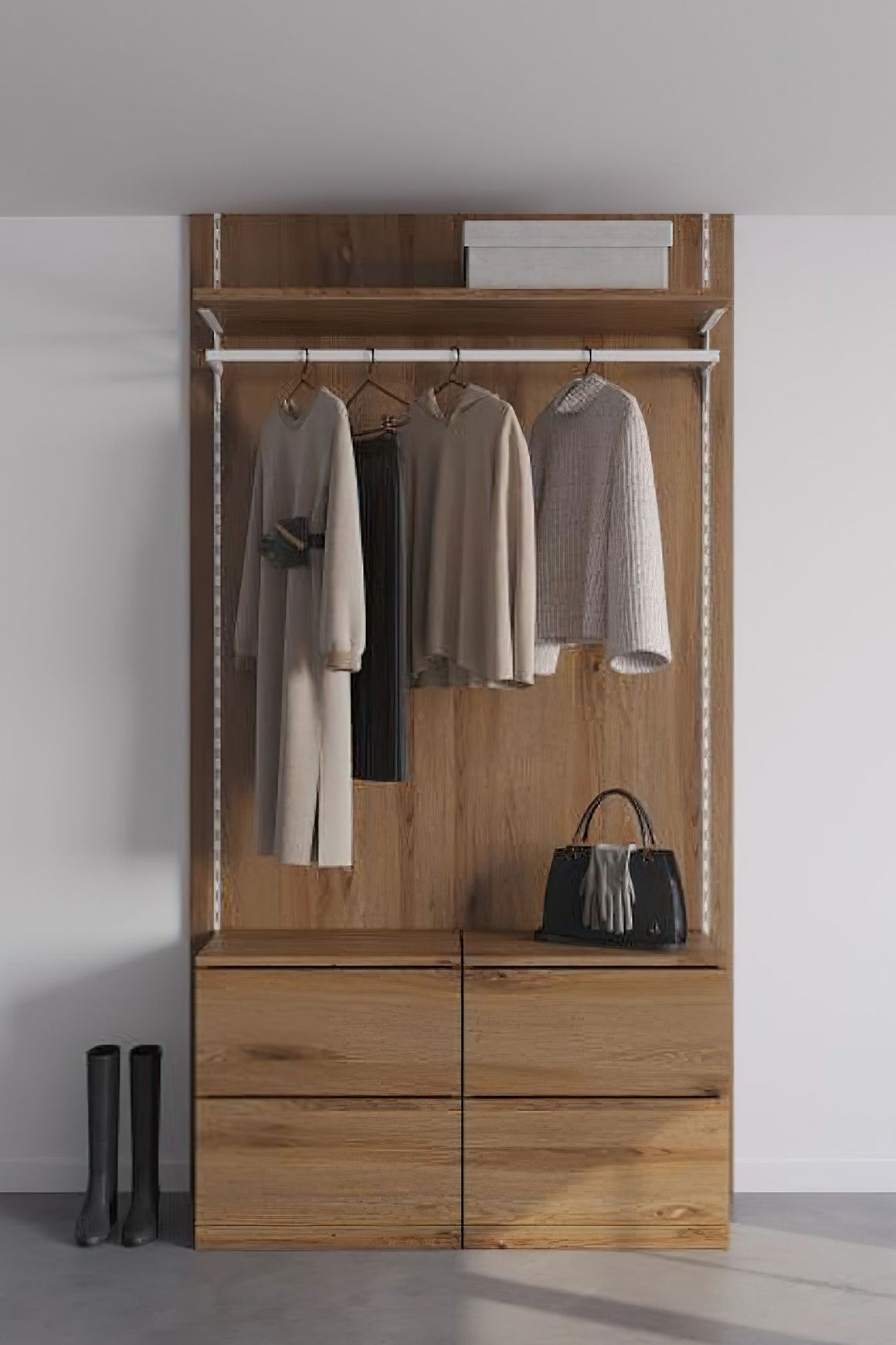 The Simple Shirt | Concealed Kitset Wardrobe
