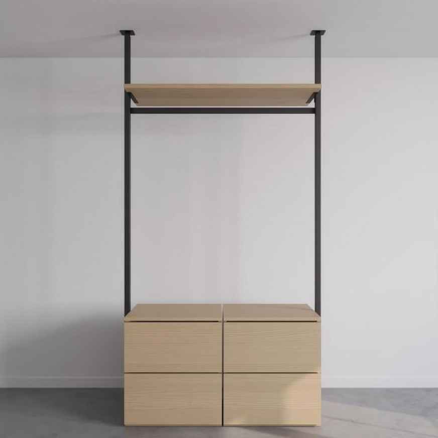 The Luxe Cashmere | Ceiling Fixed Wardrobe