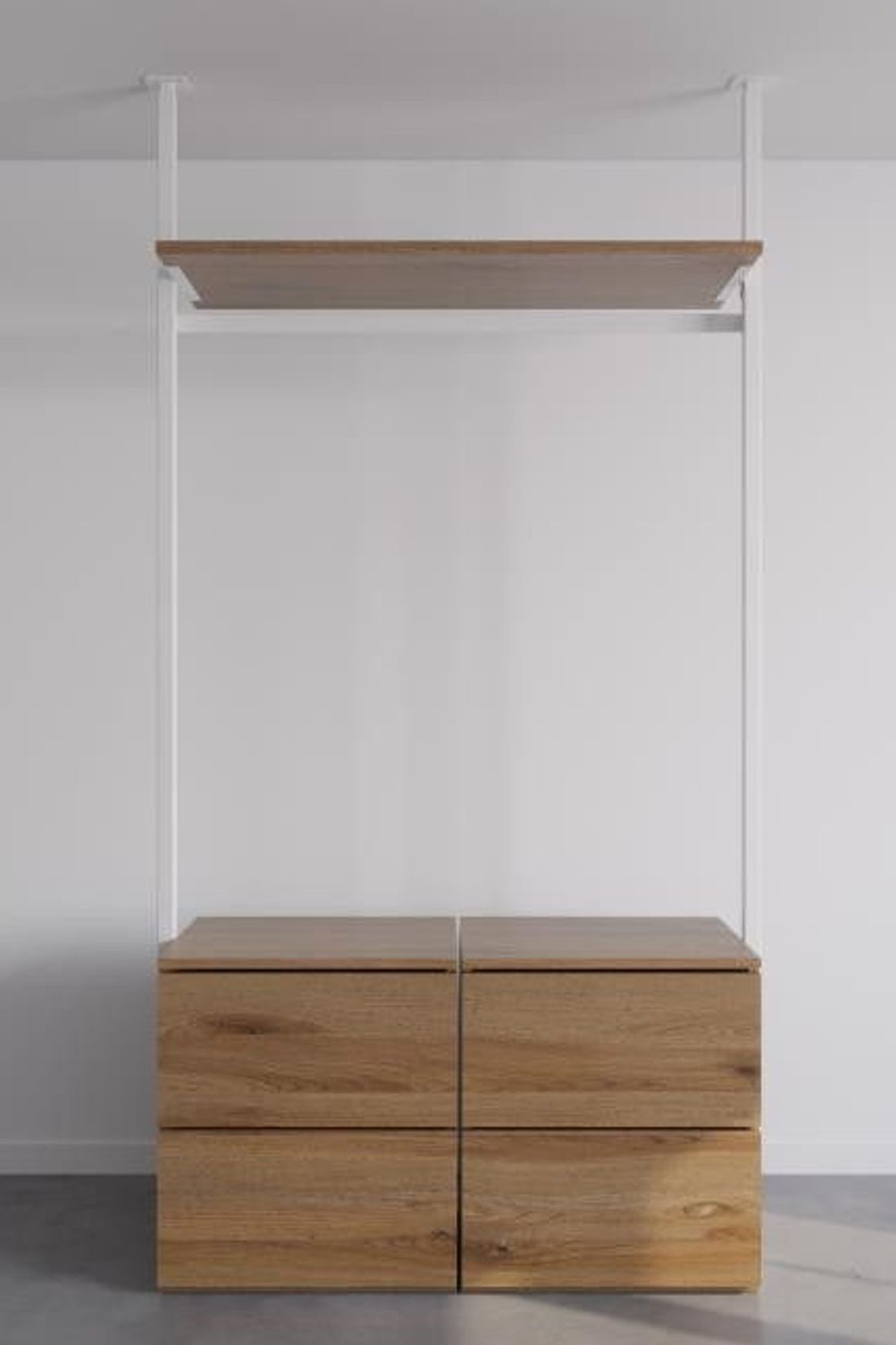 The Luxe Cashmere | Ceiling Fixed Wardrobe