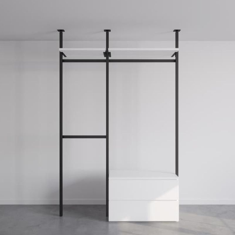 The Sophisticated LBD | Ceiling Fixed Wardrobe
