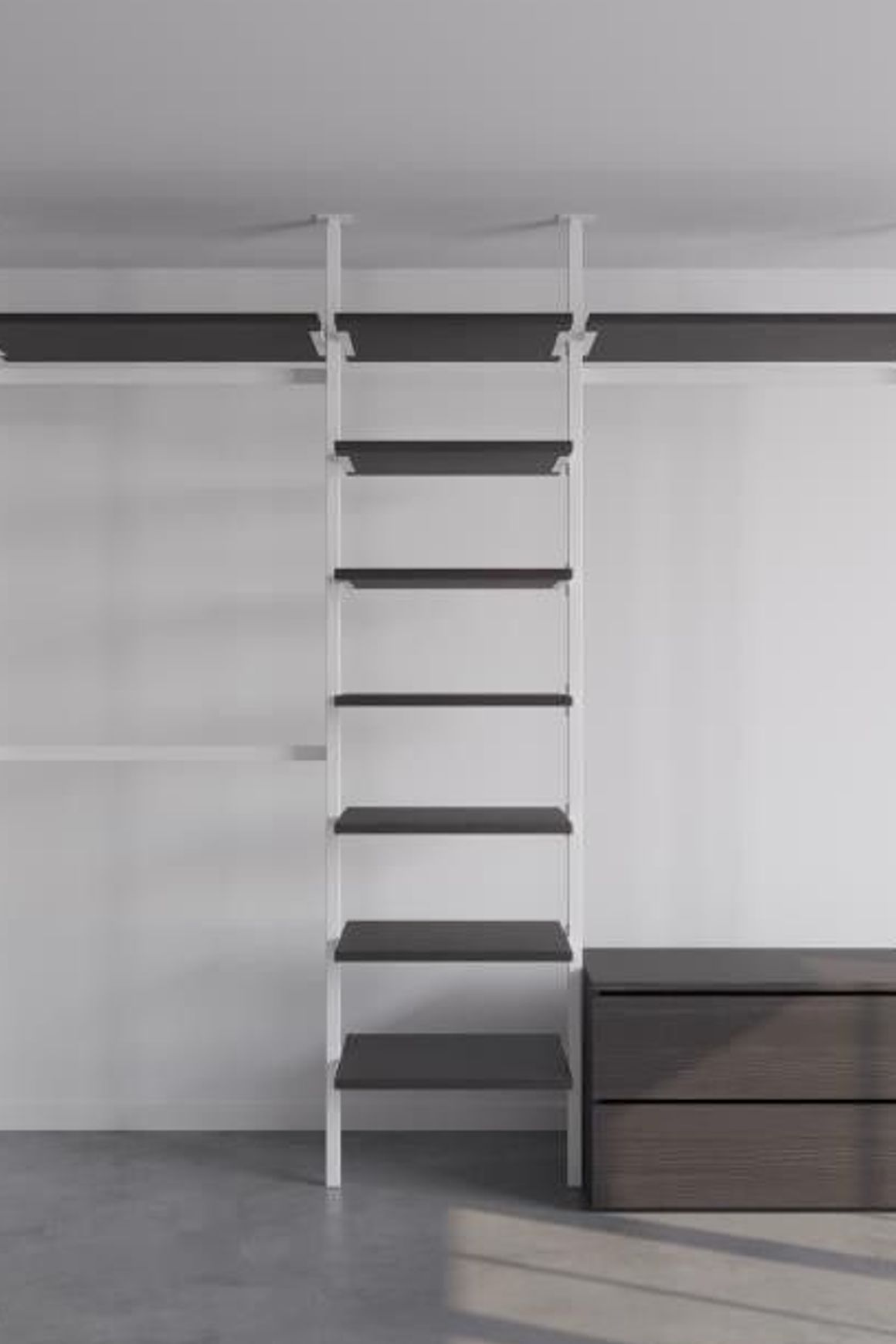 The Elegant Ballet Flats | Ceiling Fixed Wardrobe