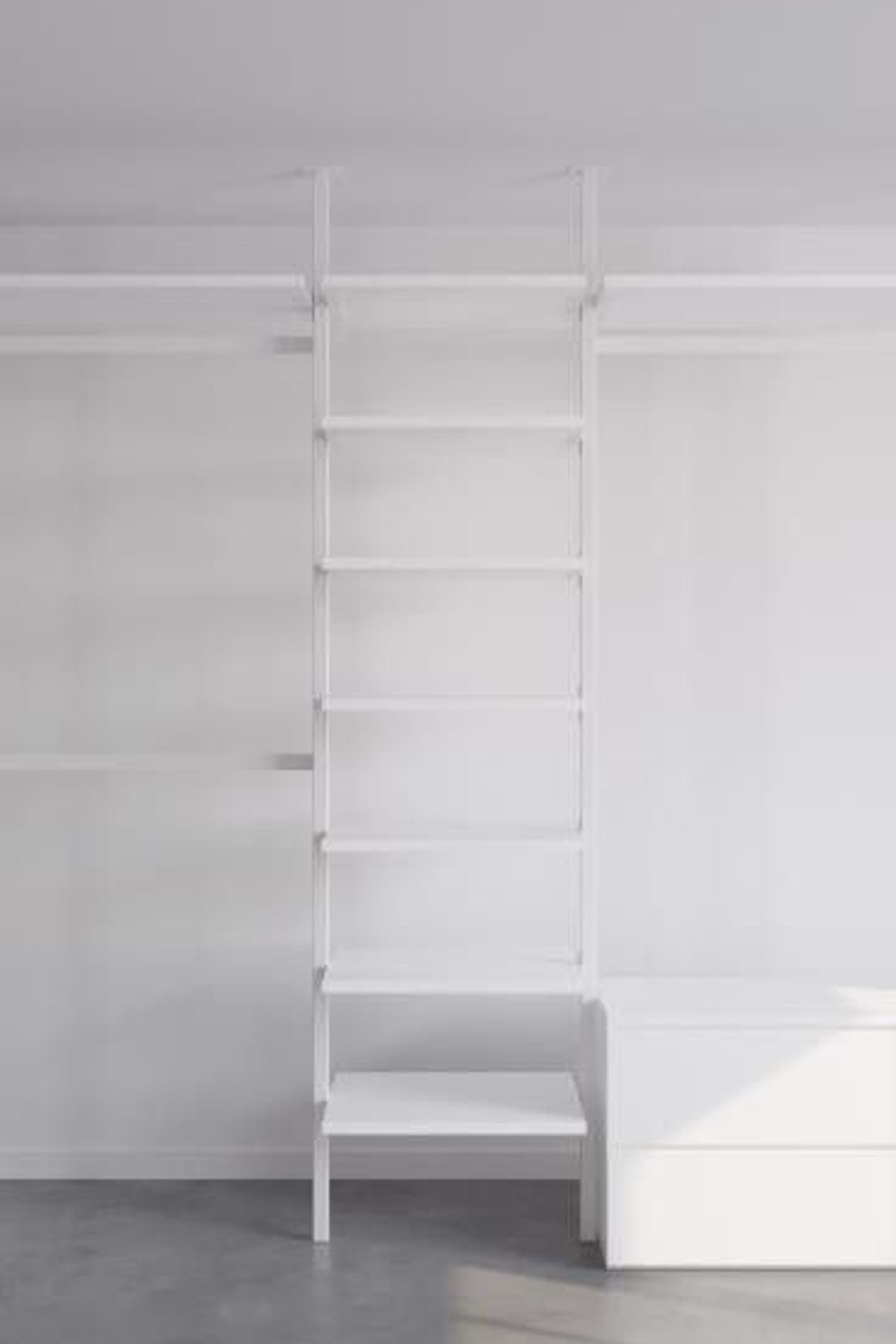 The Elegant Ballet Flats | Ceiling Fixed Wardrobe