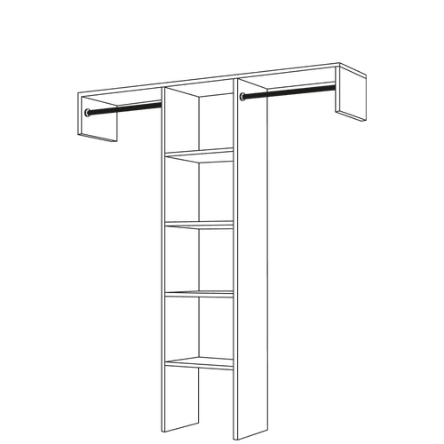 Small Basic Reach-In Wardrobe