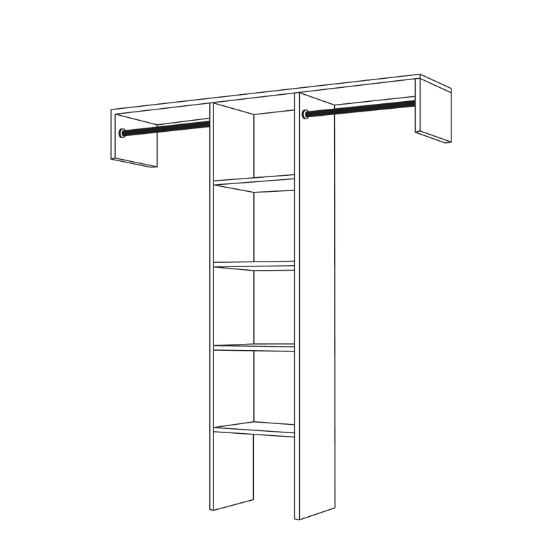 Small Basic Reach-In Wardrobe