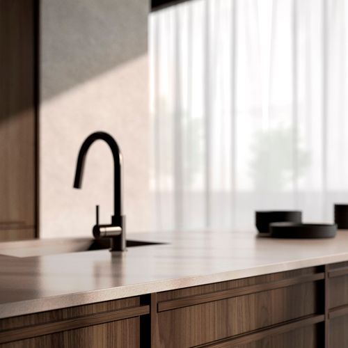 Kyoto Kitchen Cabinetry in Walnut
