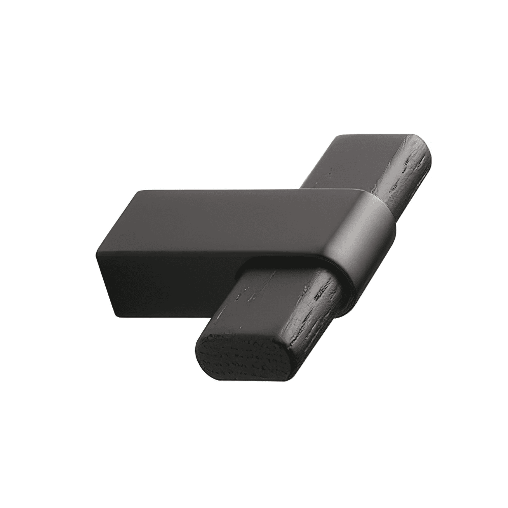 Furnipart Crossing 50mm Black Ash / Matt Black