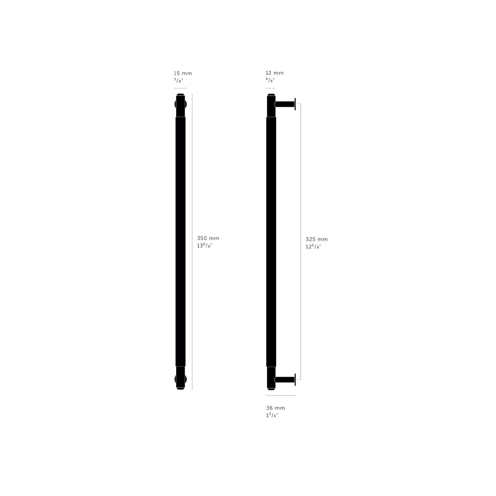 Buster and Punch Linear Cabinet Pull Bar Handle