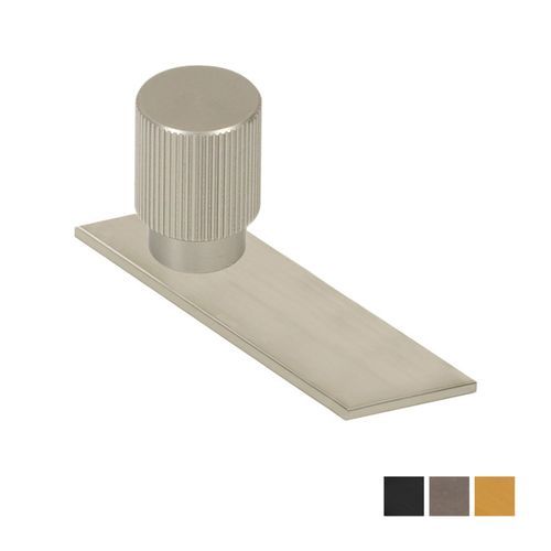 Momo Arpa Round Cabinet Knob And Backplate