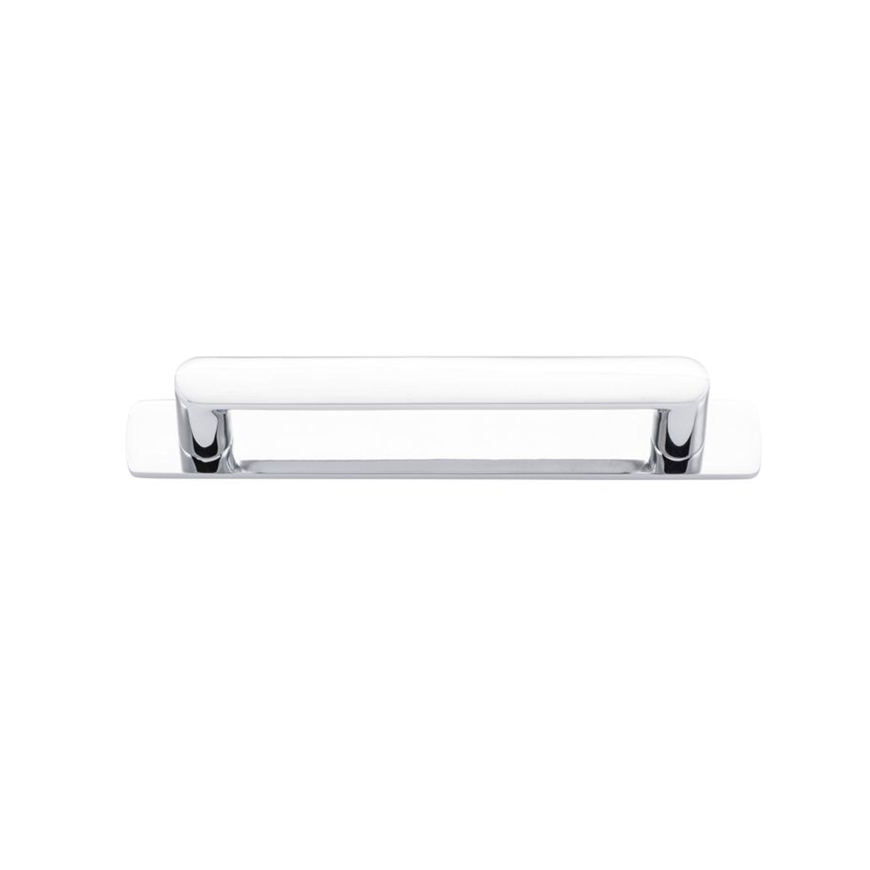Osaka Cabinet Pull with Backplate - CTC128mm