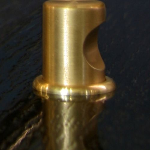 HB2260 Brass Knob for Brass D Pull Handles or Cabinetry