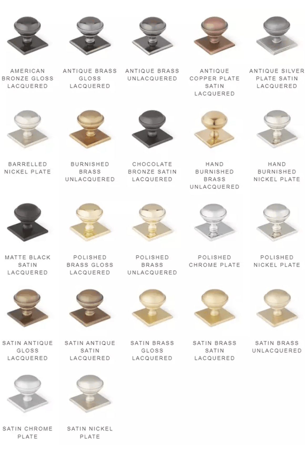 Armac Martin - Sparkbrook Solid Brass Round Knob