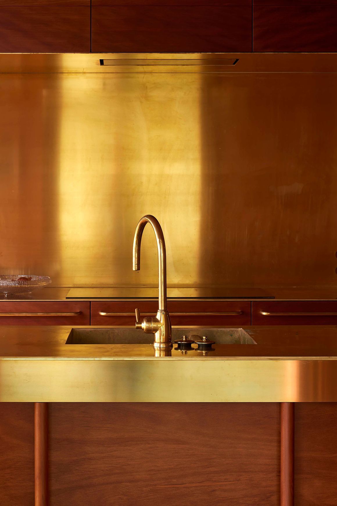 Antique Brass Cabinetry