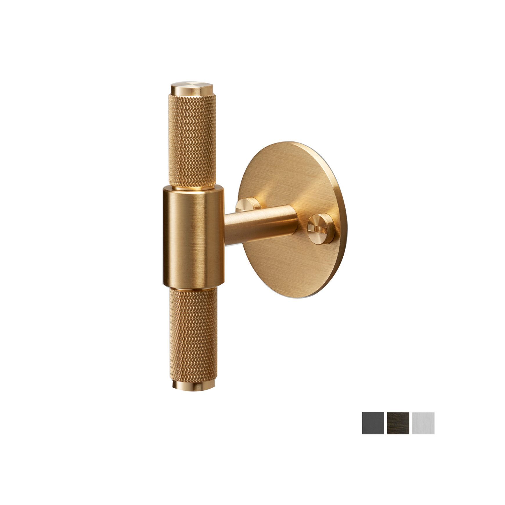 Buster and Punch Cabinet T-Bar Handle on Plate