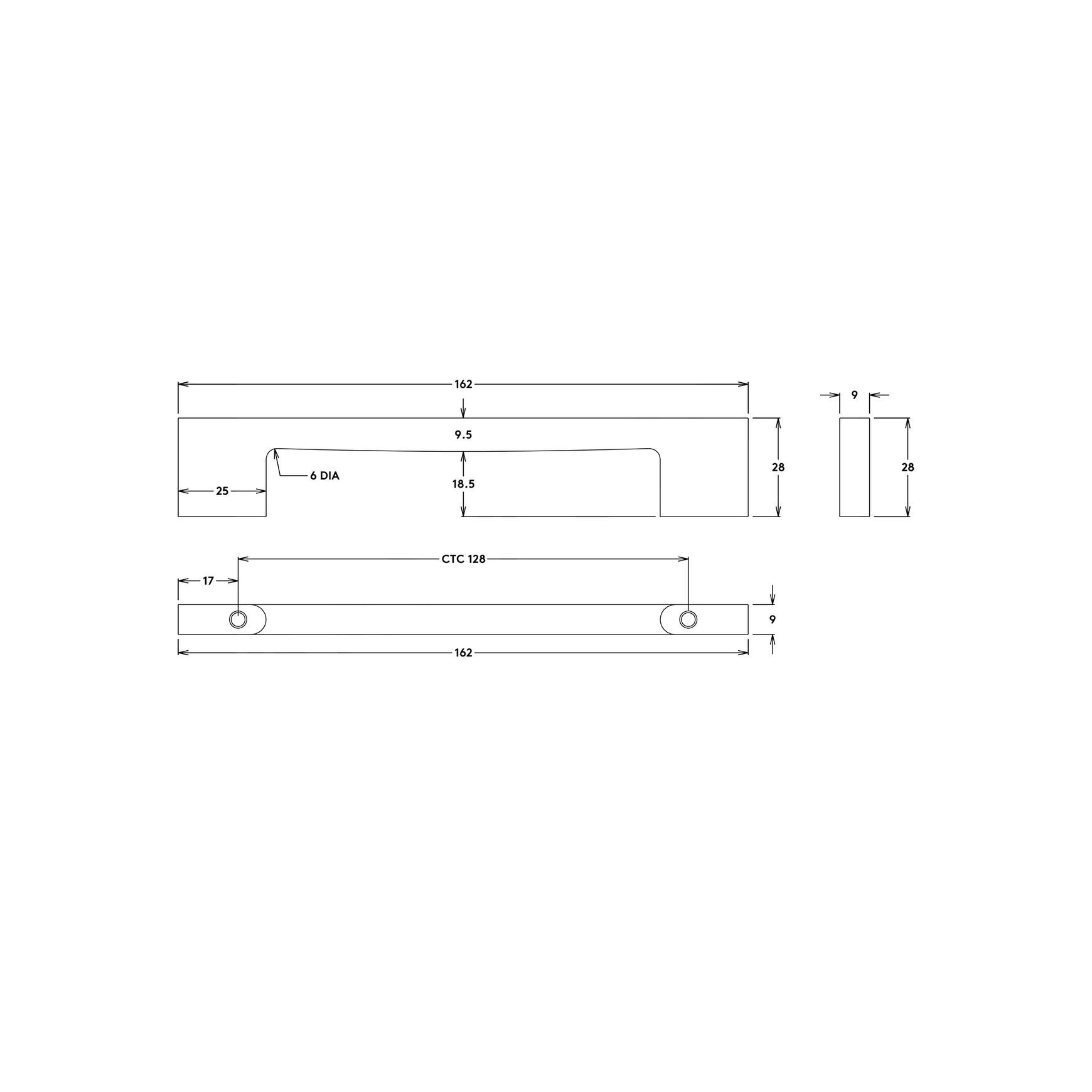 Iver Cali Cabinet Pull Handle