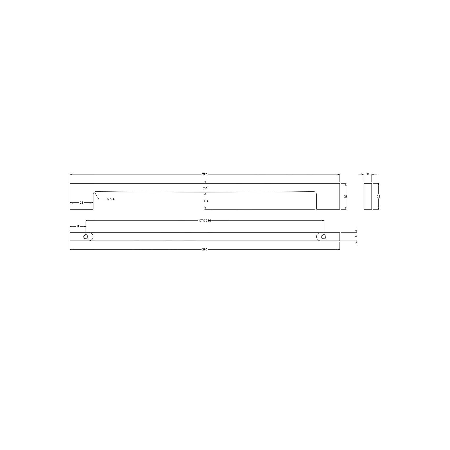 Iver Cali Cabinet Pull Handle