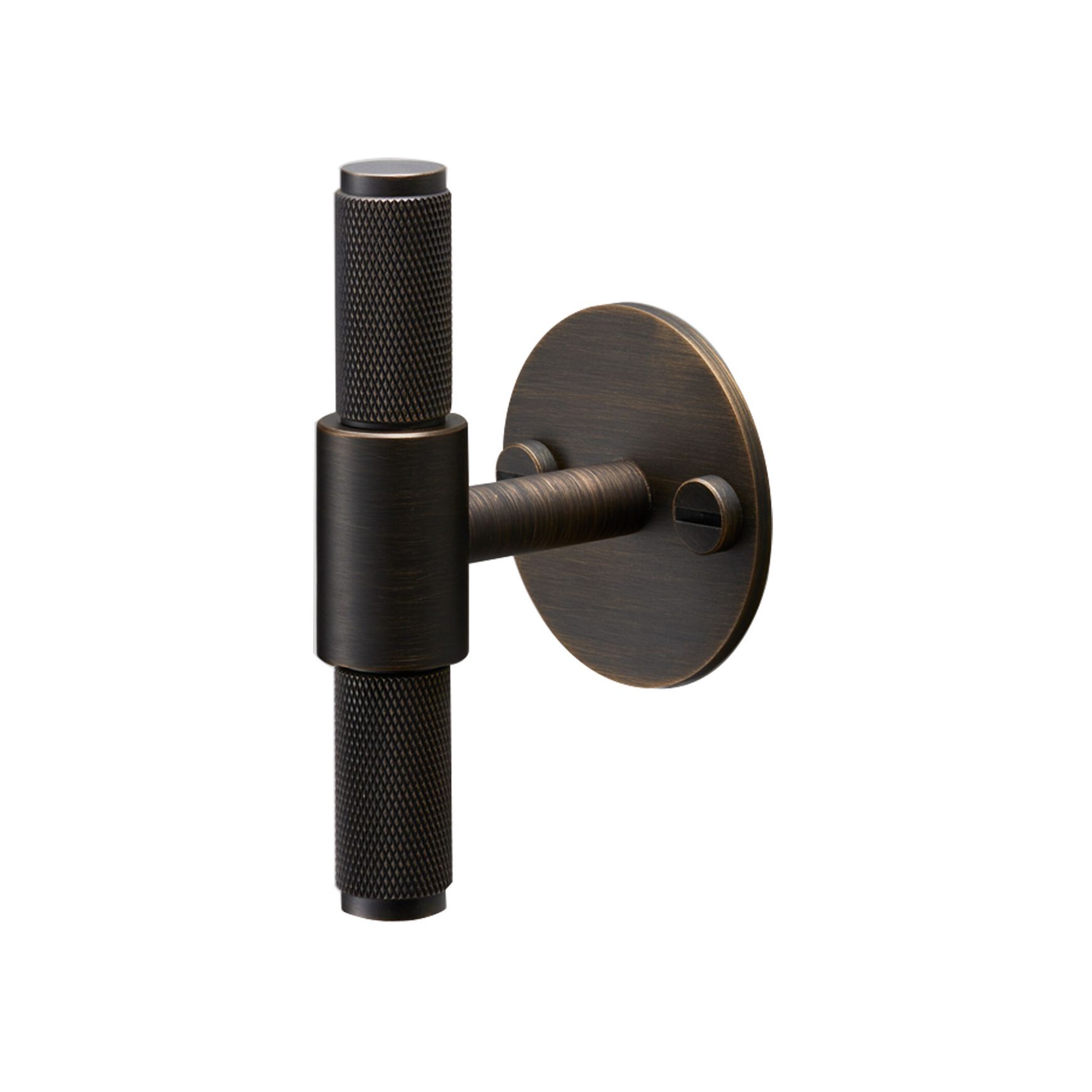 Buster and Punch Cabinet T-Bar Handle on Plate