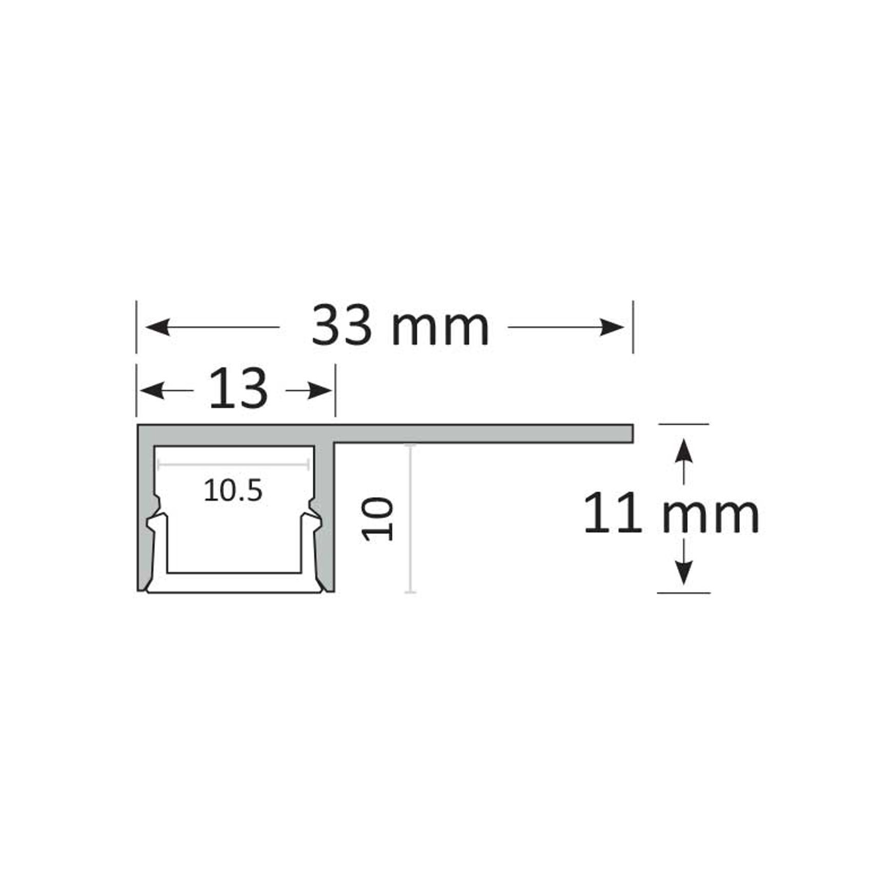 TL007 Tile Edge LED Profile