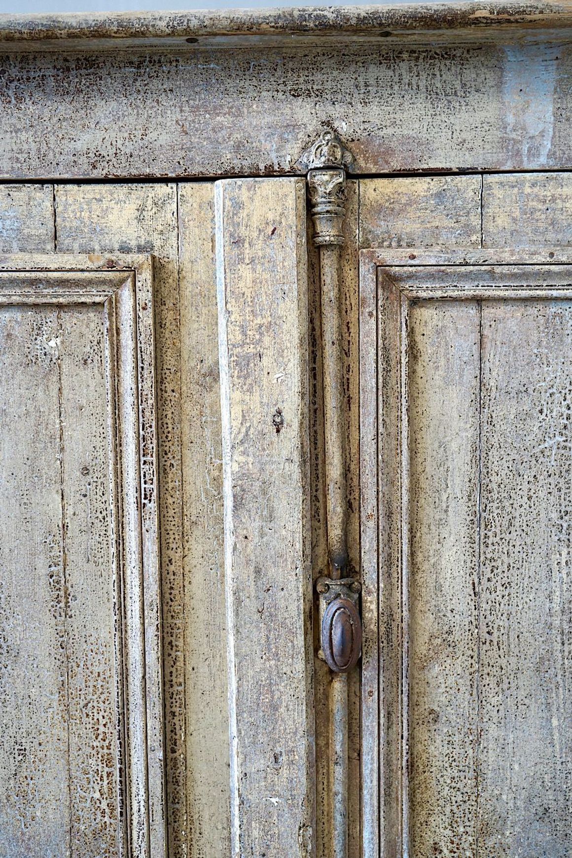 Antique French Provincial Painted Sideboard