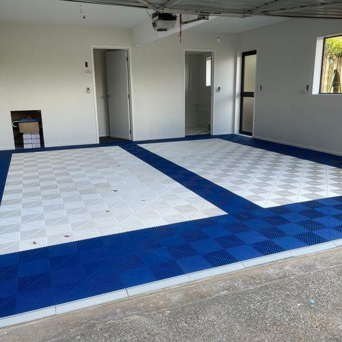 Ribtrax Modular Floor Tiles Royal Blue