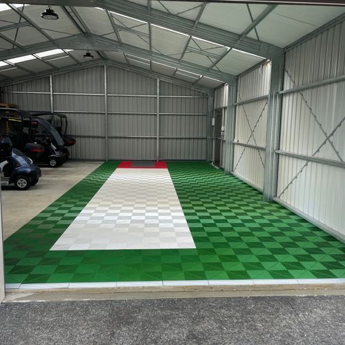 Ribtrax Modular Floor Tile Turf Green