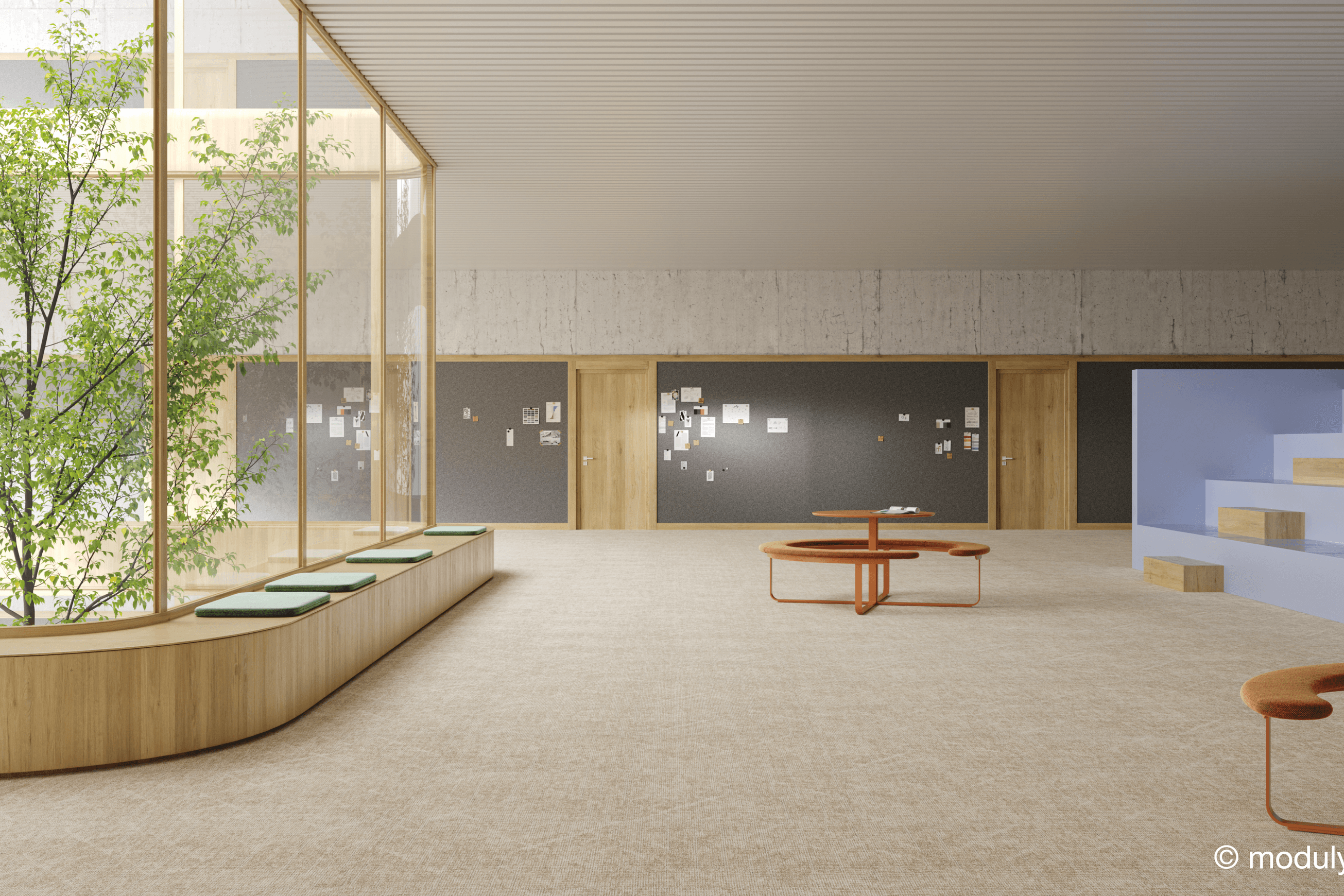 First Sway Carpet Tiles by modulyss®