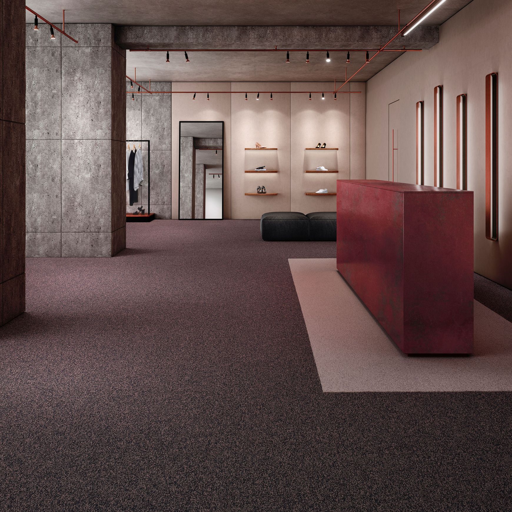 Spark: Delight Collection: carpet tiles by Modulyss