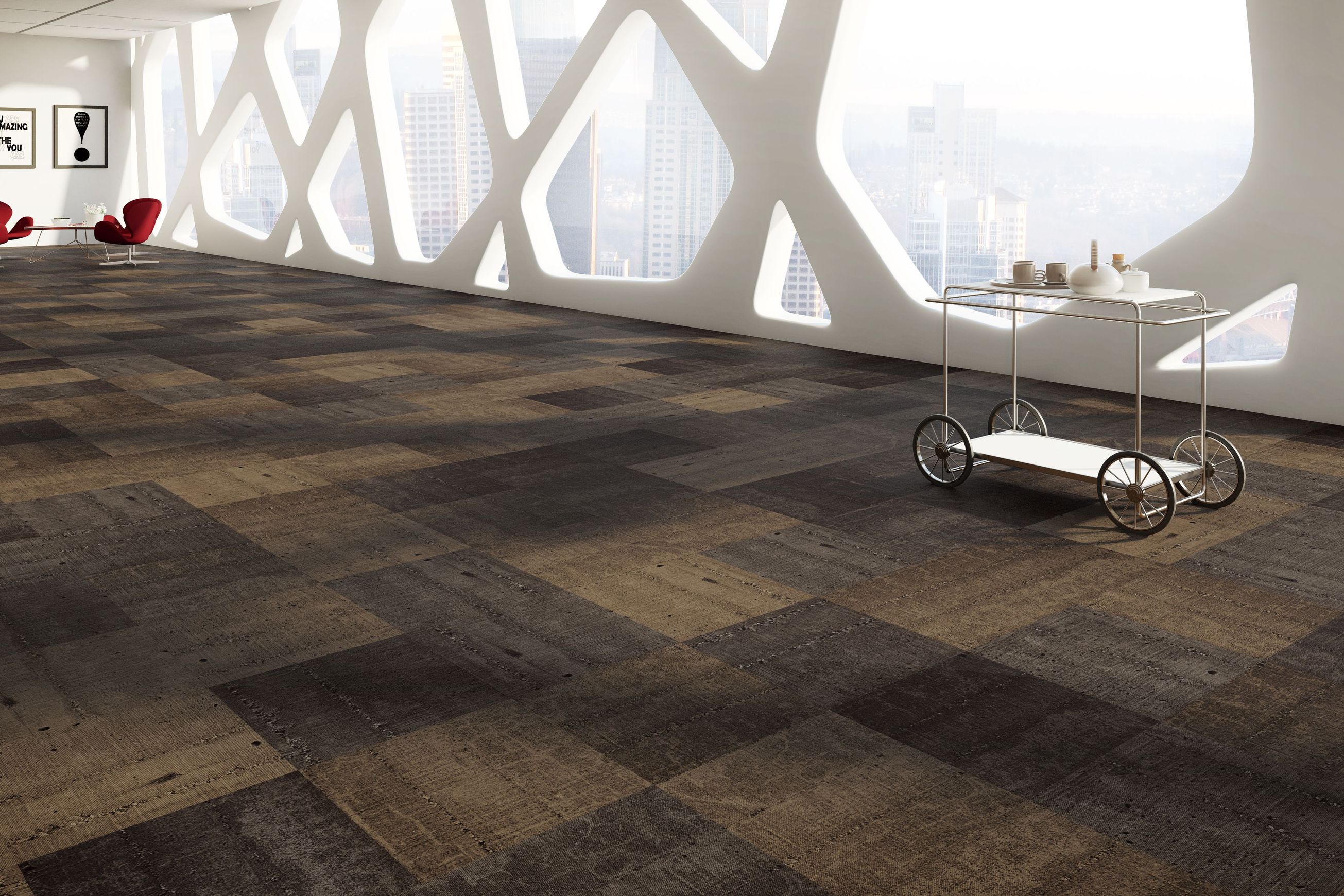 Art Weave Carpet Tiles by Fletco