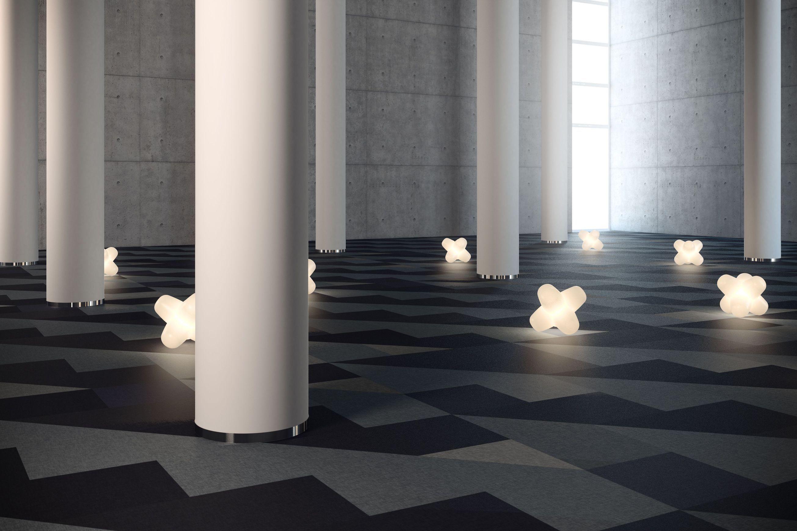 Wrong Weave carpet tiles by Sebastian Wrong for Fletco