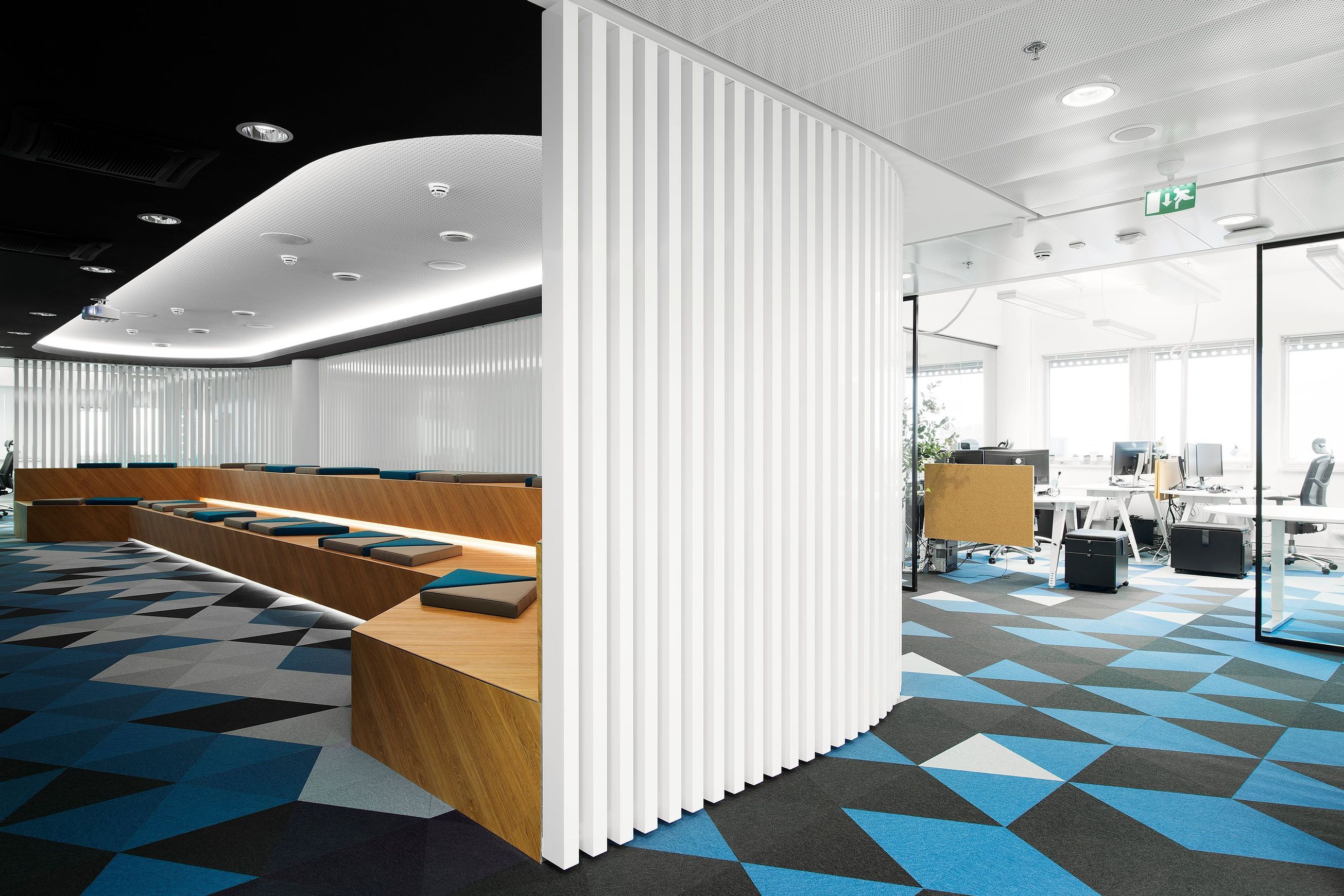 Wrong Weave carpet tiles by Sebastian Wrong for Fletco
