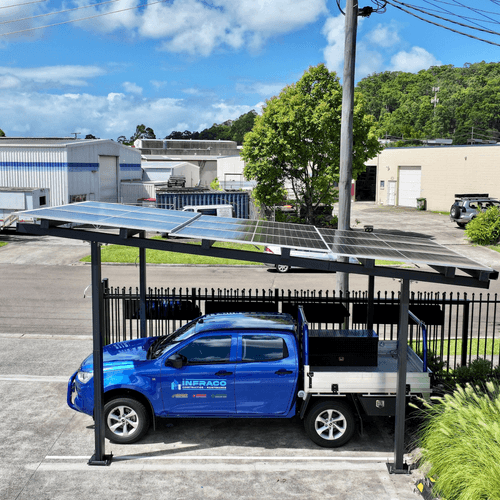 VELA Plus Solar Carport | Single