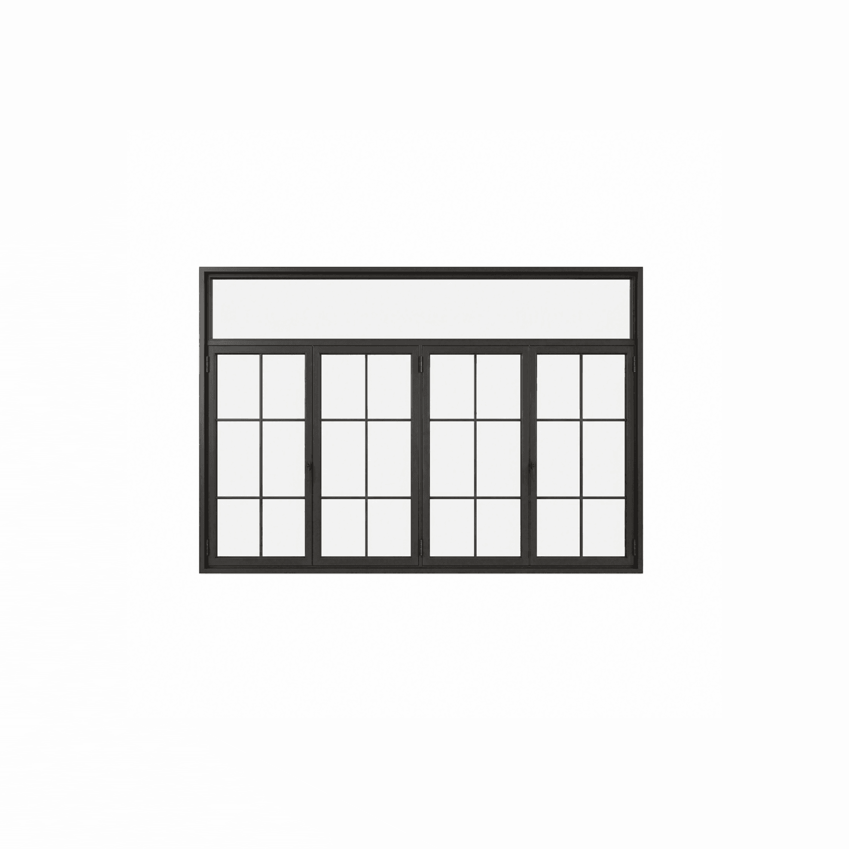 4-Panel Casement with Transom l SW11 l Steel Windows