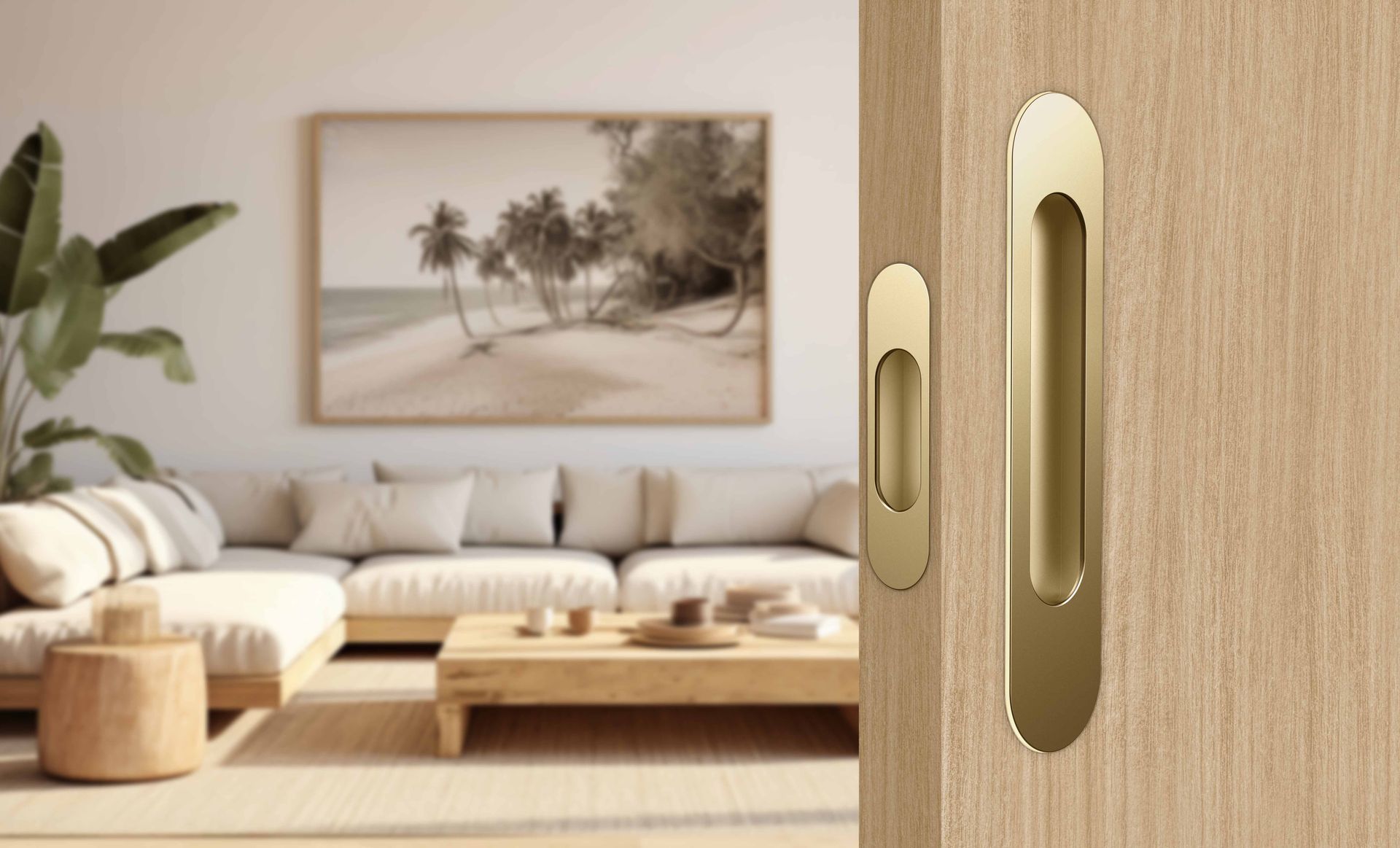 Mardeco Oval M-Series 9008 Flush Pull Set