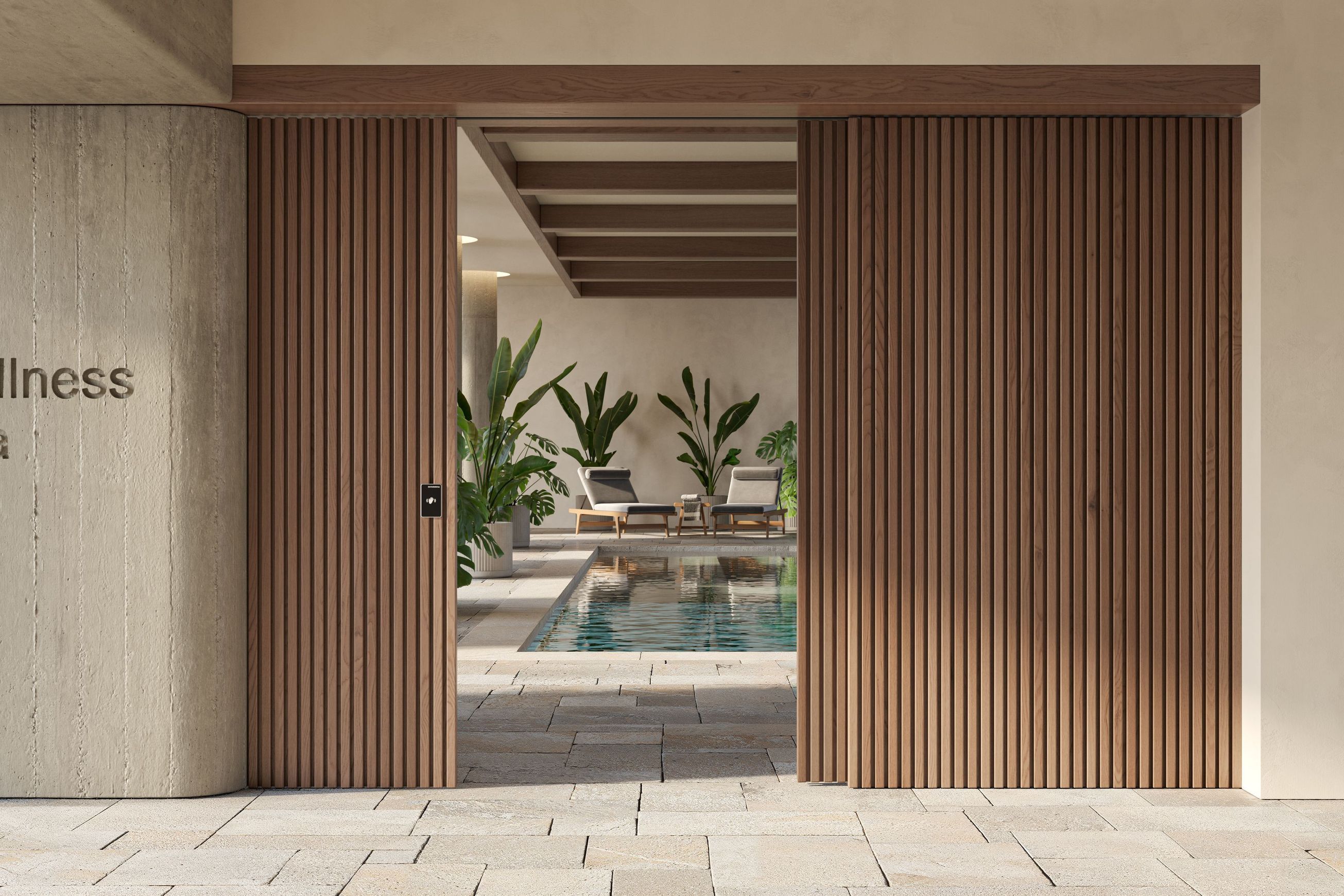 Triline Automatic Sliding Door