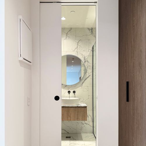 Wet Area Cavity Slider