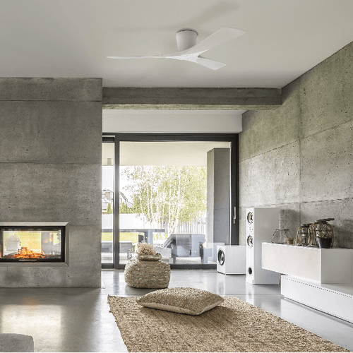 Milano SLIDER NOVA White (Solid Timber) Blade Fan - LE