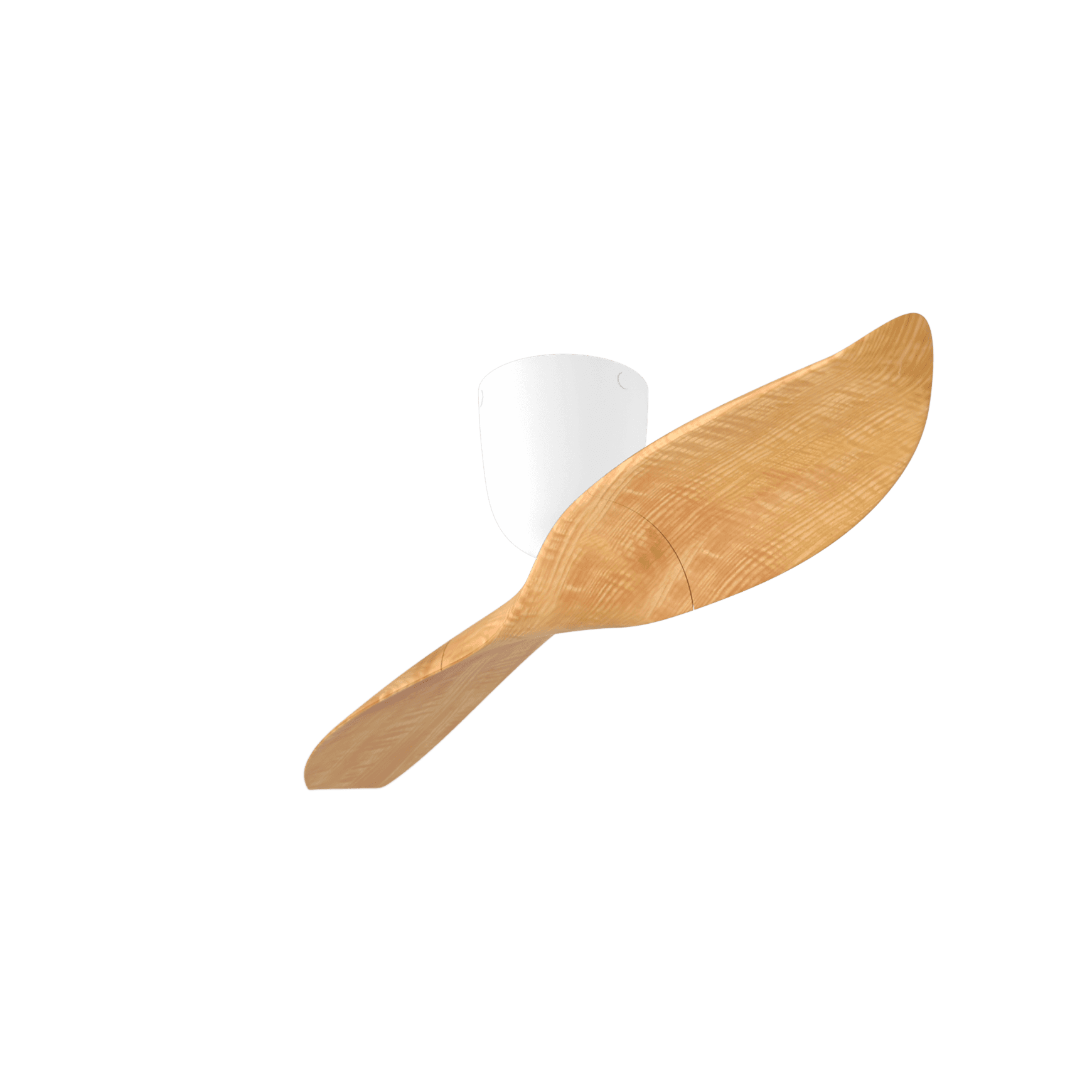 Aeratron AE2+ Ceiling Fan - White/Light Timber Finish