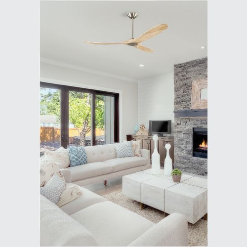 Milano SLIDER Ceiling Fan Junior Full Moon - Wood Blade